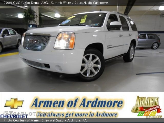 2009 GMC Yukon Denali AWD in Summit White