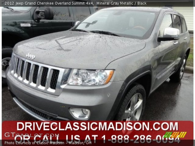 2012 Jeep Grand Cherokee Overland Summit 4x4 in Mineral Gray Metallic