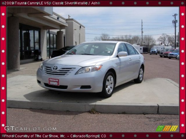 2009 Toyota Camry LE V6 in Classic Silver Metallic