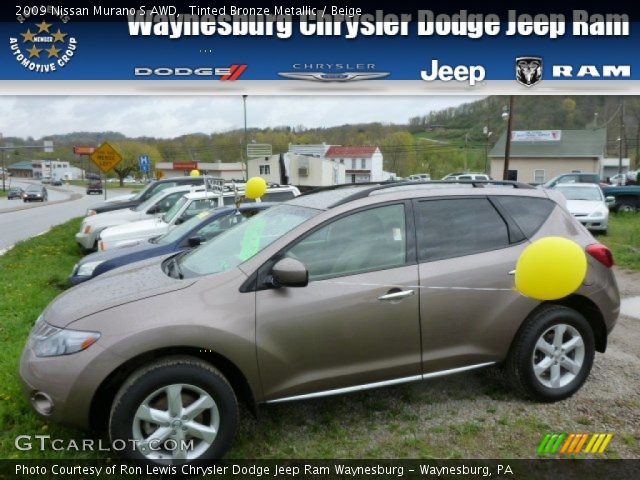 2009 Nissan Murano S AWD in Tinted Bronze Metallic