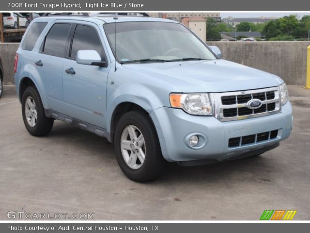 2008 Ford Escape Hybrid in Light Ice Blue