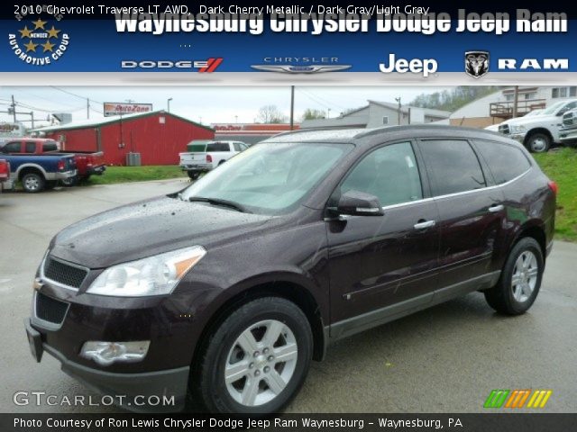 2010 Chevrolet Traverse LT AWD in Dark Cherry Metallic