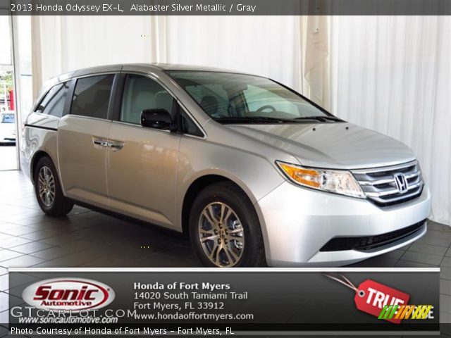 2013 Honda Odyssey EX-L in Alabaster Silver Metallic