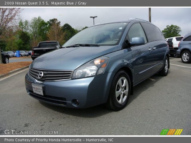 2009 Nissan Quest 3.5 S in Majestic Blue