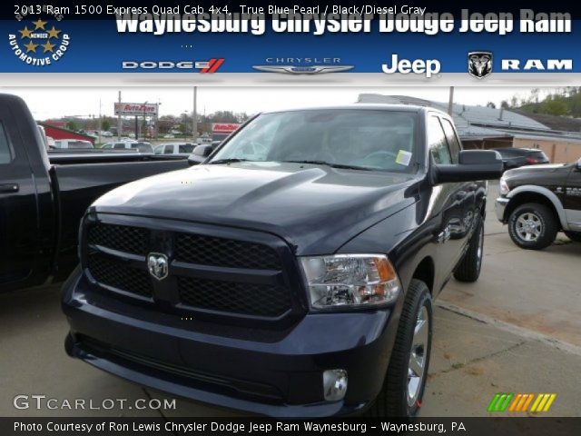 2013 Ram 1500 Express Quad Cab 4x4 in True Blue Pearl