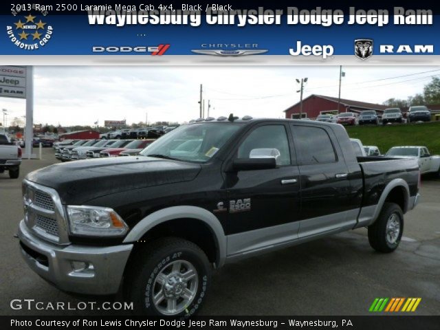 2013 Ram 2500 Laramie Mega Cab 4x4 in Black