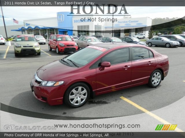 2011 Honda Civic LX Sedan in Tango Red Pearl