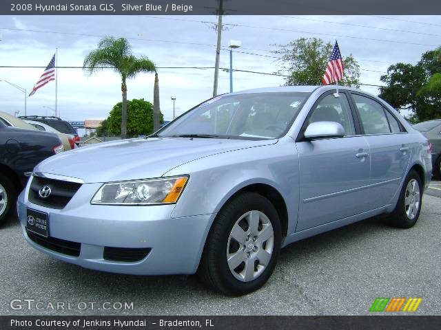 2008 Hyundai Sonata GLS in Silver Blue