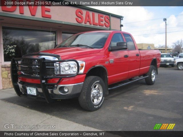2008 Dodge Ram 2500 SLT Quad Cab 4x4 in Flame Red