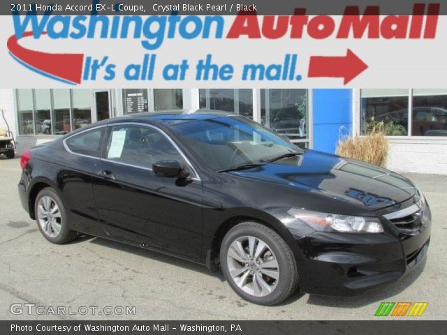 2011 Honda Accord EX-L Coupe in Crystal Black Pearl