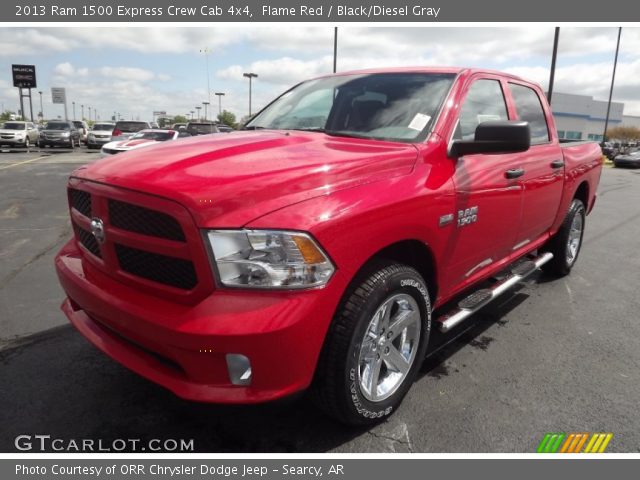 2013 Ram 1500 Express Crew Cab 4x4 in Flame Red