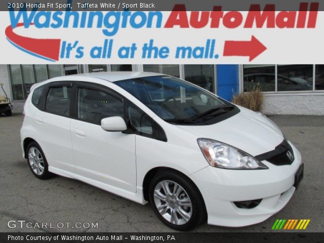 2010 Honda Fit Sport in Taffeta White