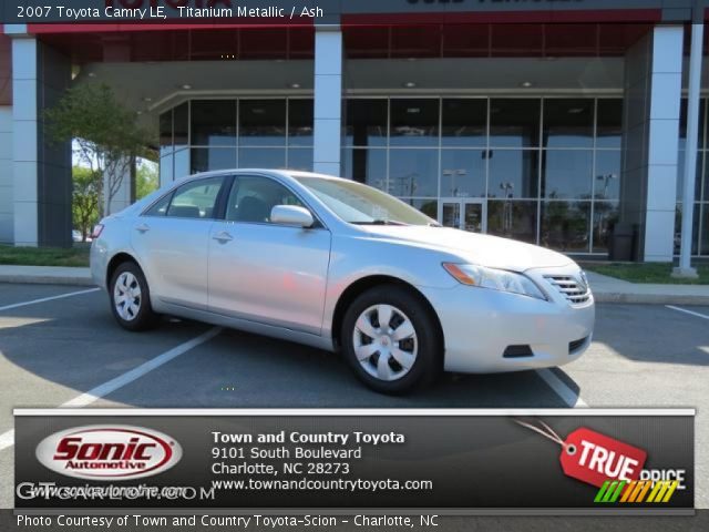 2007 Toyota Camry LE in Titanium Metallic