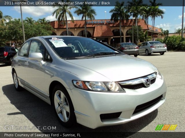 2011 Honda Civic LX-S Sedan in Alabaster Silver Metallic