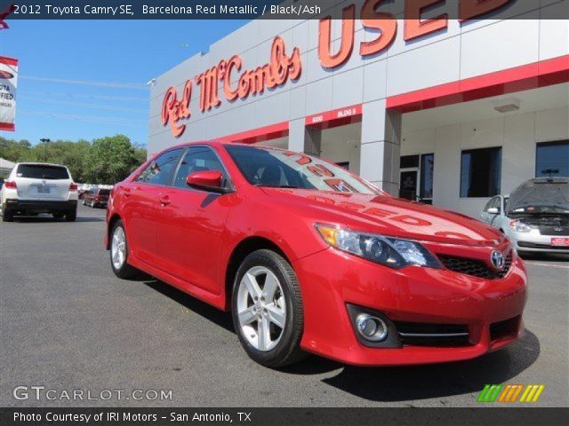 2012 Toyota Camry SE in Barcelona Red Metallic