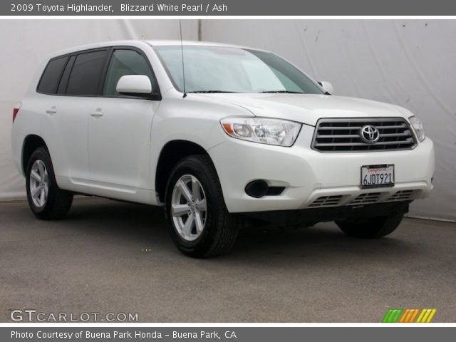 2009 Toyota Highlander  in Blizzard White Pearl
