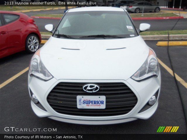 2013 Hyundai Veloster Turbo in Elite White Pearl