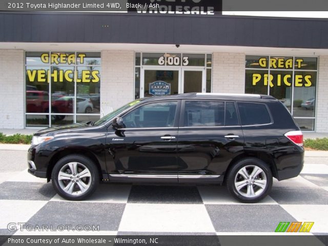 2012 Toyota Highlander Limited 4WD in Black