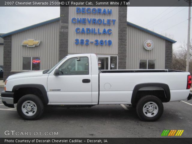 2007 Chevrolet Silverado 2500HD LT Regular Cab in Summit White