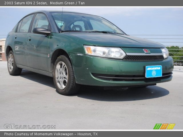 2003 Saturn ION 2 Sedan in Medium Green