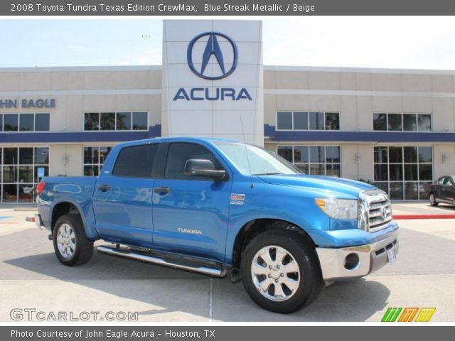 2008 Toyota Tundra Texas Edition CrewMax in Blue Streak Metallic