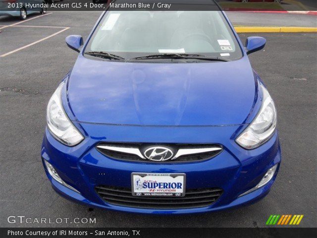 2013 Hyundai Accent GLS 4 Door in Marathon Blue