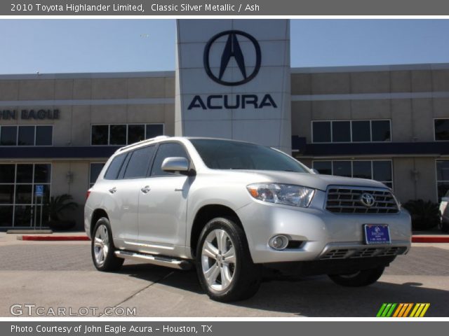 2010 Toyota Highlander Limited in Classic Silver Metallic