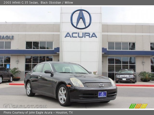 2003 Infiniti G 35 Sedan in Black Obsidian