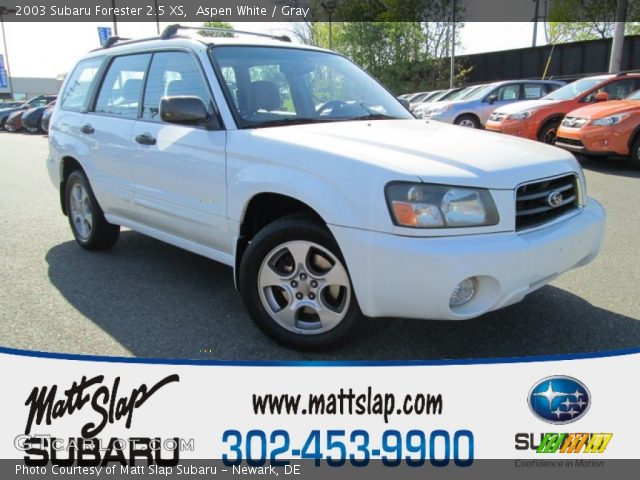 2003 Subaru Forester 2.5 XS in Aspen White