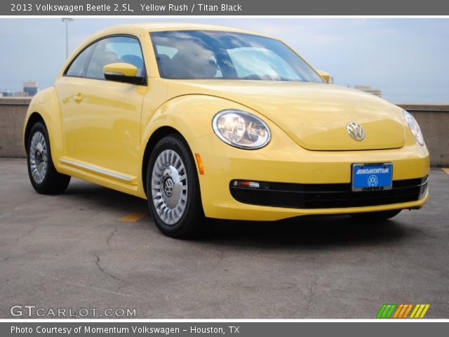 2013 Volkswagen Beetle 2.5L in Yellow Rush