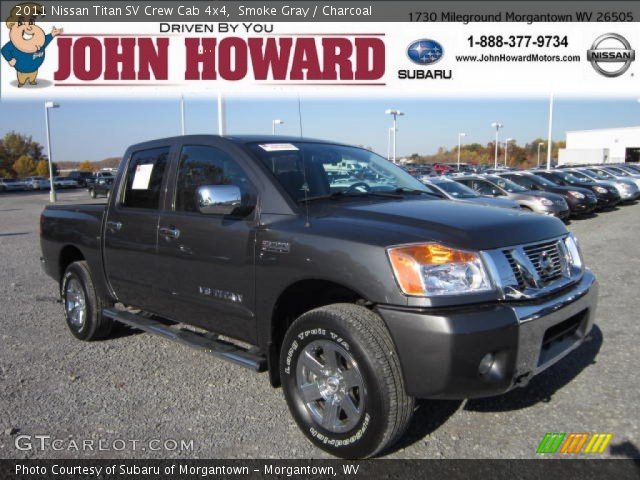 2011 Nissan Titan SV Crew Cab 4x4 in Smoke Gray