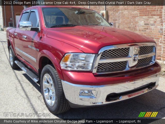 2012 Dodge Ram 1500 Laramie Crew Cab 4x4 in Deep Cherry Red Crystal Pearl