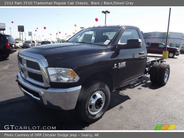 2013 Ram 3500 Tradesman Regular Cab Chassis in Black