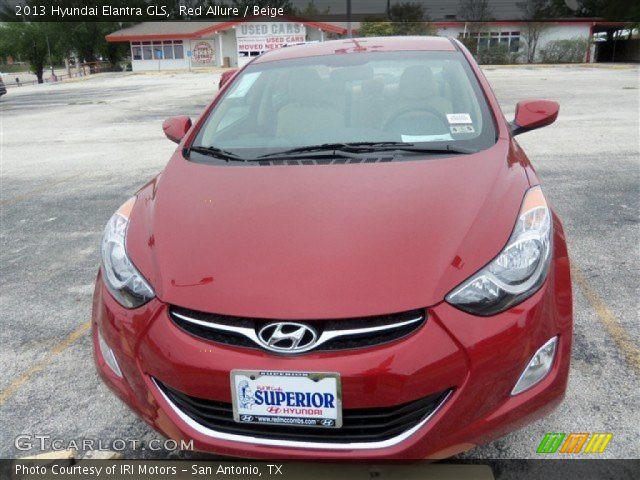 2013 Hyundai Elantra GLS in Red Allure