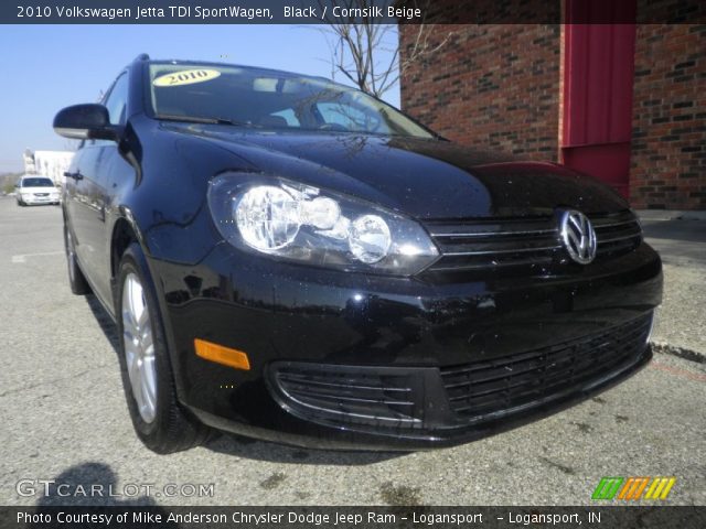 2010 Volkswagen Jetta TDI SportWagen in Black
