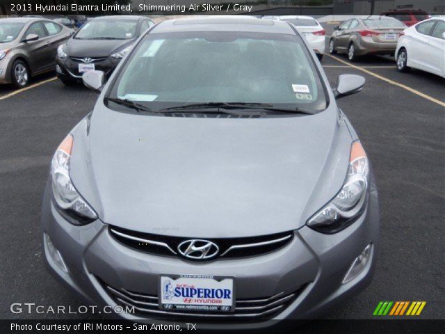 2013 Hyundai Elantra Limited in Shimmering Air Silver