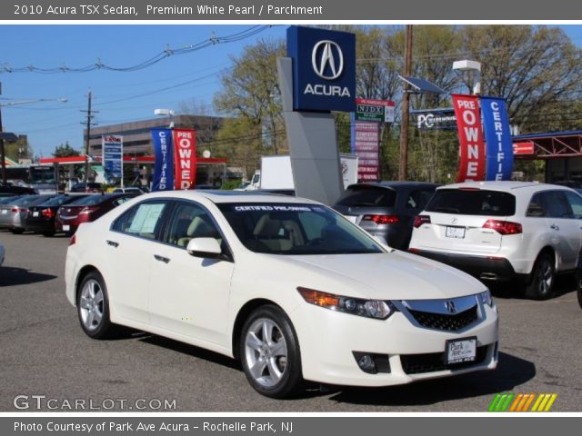 2010 Acura TSX Sedan in Premium White Pearl