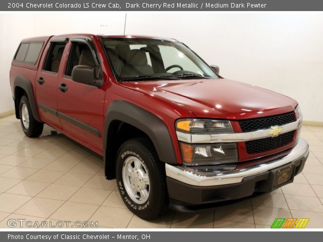2004 Chevrolet Colorado LS Crew Cab in Dark Cherry Red Metallic