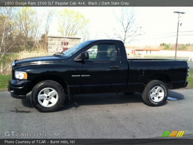 2003 Dodge Ram 1500 SLT Regular Cab 4x4 in Black