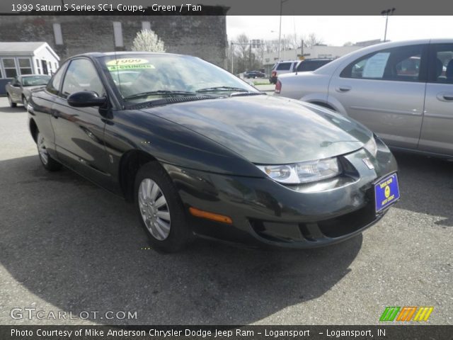 1999 Saturn S Series SC1 Coupe in Green