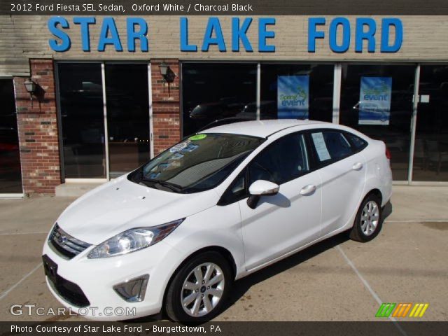 2012 Ford Fiesta SEL Sedan in Oxford White
