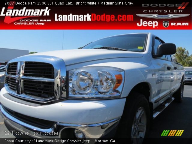 2007 Dodge Ram 1500 SLT Quad Cab in Bright White