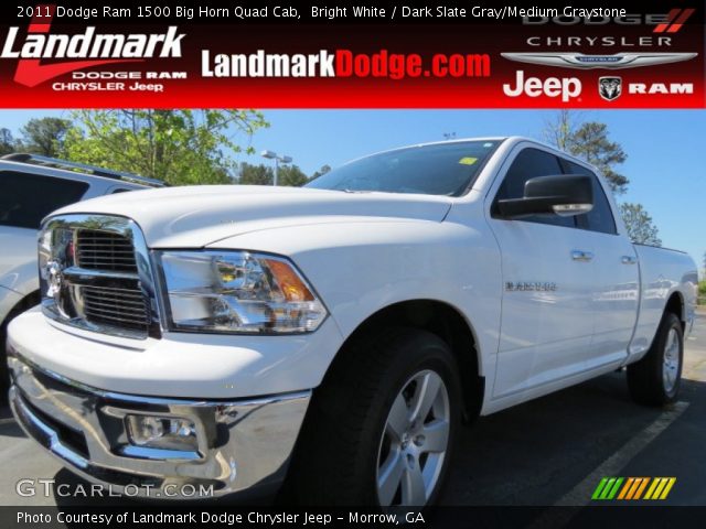 2011 Dodge Ram 1500 Big Horn Quad Cab in Bright White