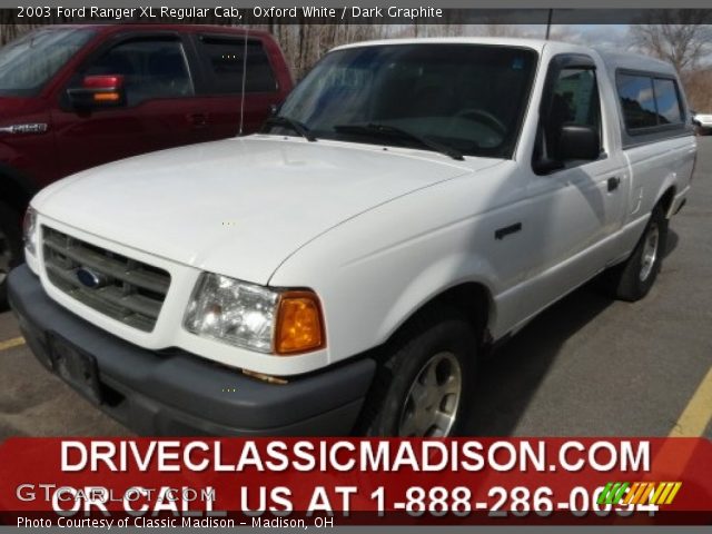 2003 Ford Ranger XL Regular Cab in Oxford White