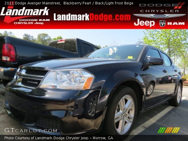 2011 Dodge Avenger Mainstreet in Blackberry Pearl