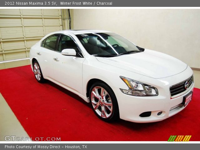 2012 Nissan Maxima 3.5 SV in Winter Frost White