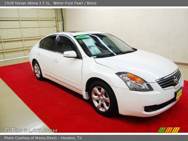 2008 Nissan Altima 3.5 SL in Winter Frost Pearl