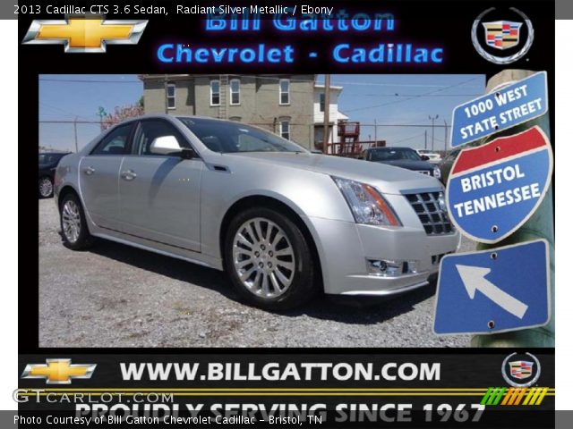 2013 Cadillac CTS 3.6 Sedan in Radiant Silver Metallic