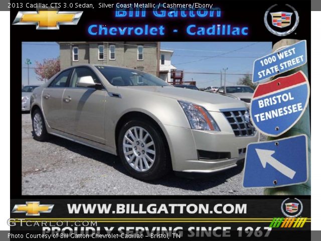 2013 Cadillac CTS 3.0 Sedan in Silver Coast Metallic