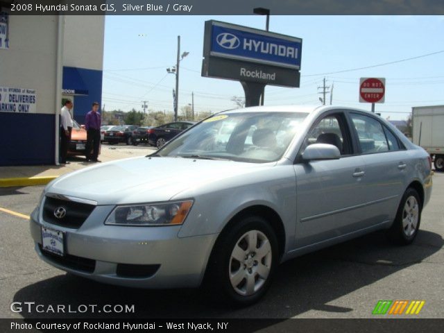 2008 Hyundai Sonata GLS in Silver Blue